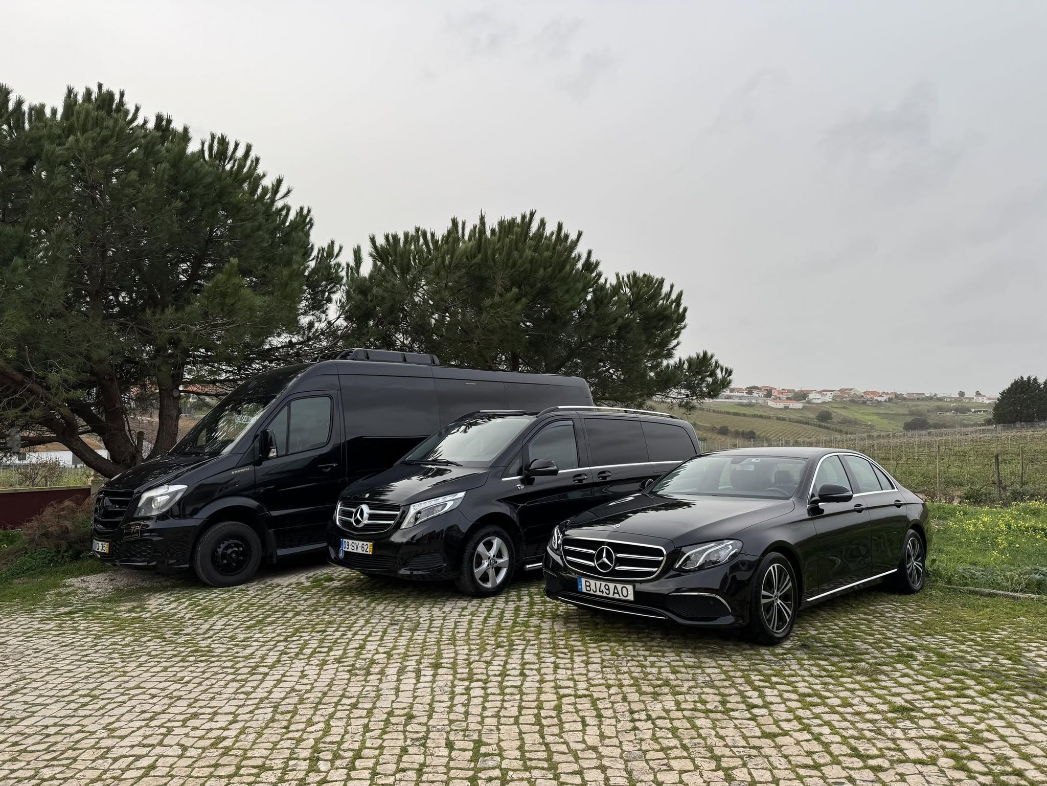 Frota Completa West Shuttle — Mercedes-Benz Classe E, Classe V e Minibus Sprinter VIP
